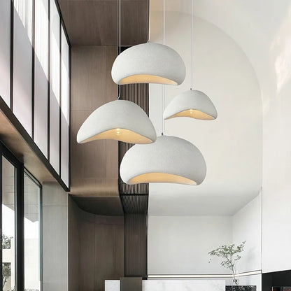 Japanese Wabi Sabi Chandelier Modern LED Pendant Lights for Dining Living Room Bedroom Bar Designer Homestay E27 Hanging Lamps