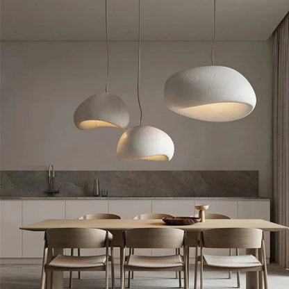 Japanese Wabi Sabi Chandelier Modern LED Pendant Lights for Dining Living Room Bedroom Bar Designer Homestay E27 Hanging Lamps